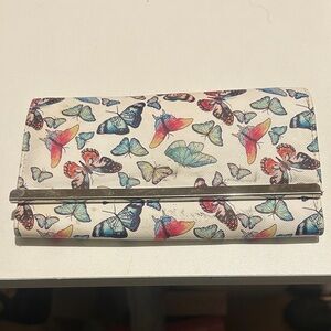 Colorful Butterfly Print Wallet